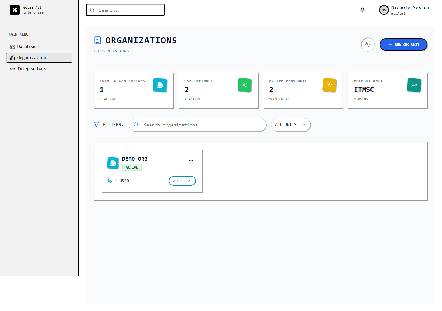Full isolation per client.